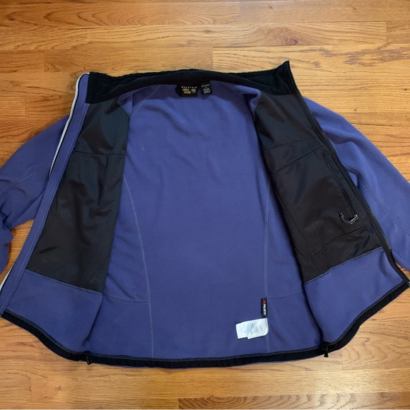 Mountain Hardwear Polartec Mens Jacket Fleece Winter Pockets Hike Outdoors Sz L - Picture 9 of 12